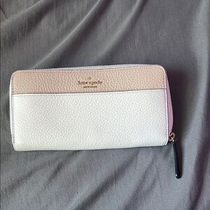 Kate Spade White and Tan Wallets with Sophisticated Design